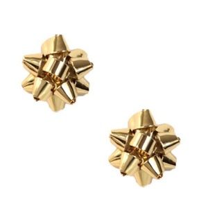 Kate Spade Gold Bourgeois Bow Earrings